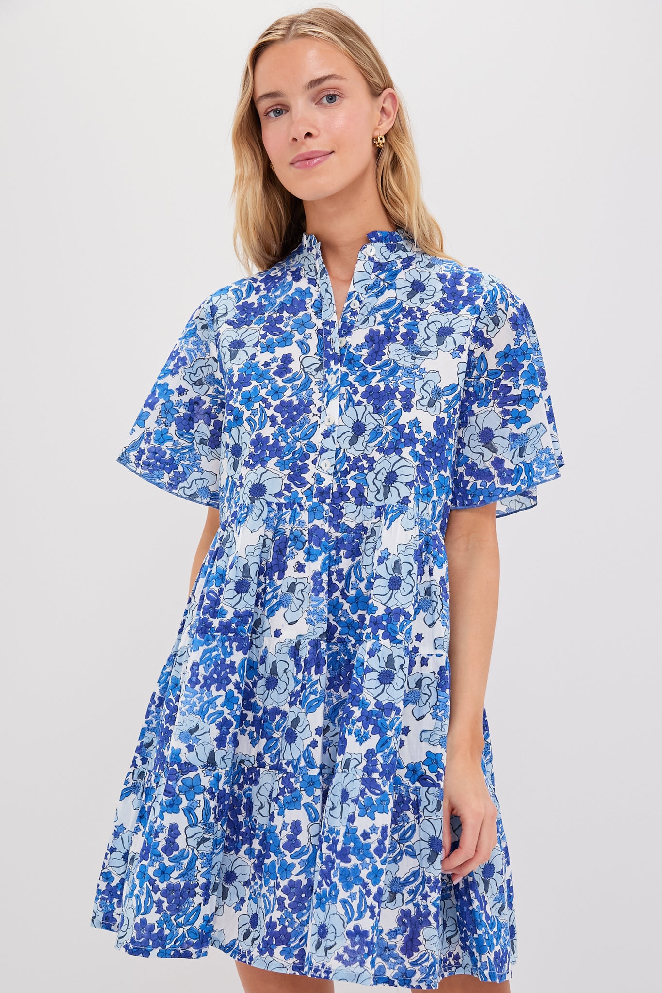 Exclusive Blue Nerano Vibeka Short Dress