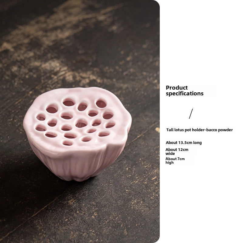 Ceramic Water Bottle Holder Small Dry Bubble Table Zen Living Room Chinese Flower Arrangement Bowl Dried Flower Flower Hydroponic Ware Ornaments