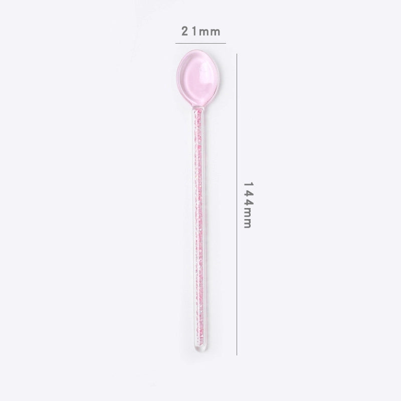 Minimalist Transparent Glass Spoon