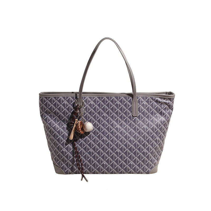 New Arrival Dog Teeth Shopping Bag Ladies Work Commuter Bag Large Capacity Totes 2024 Autumn New Women's Bags