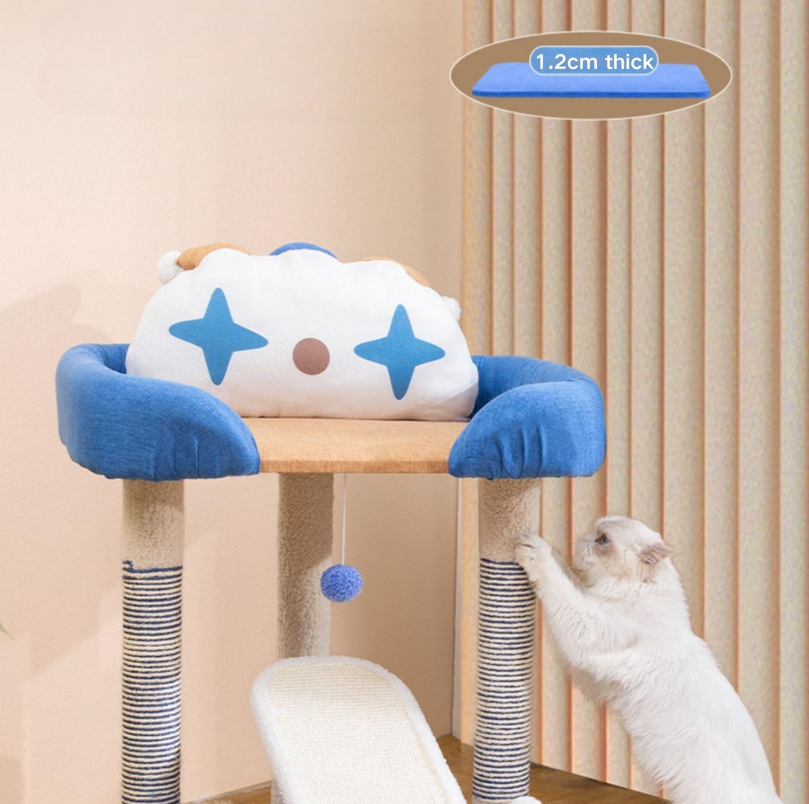 Circus Style Cat Climbing Tree with Lounge & Scratching Post