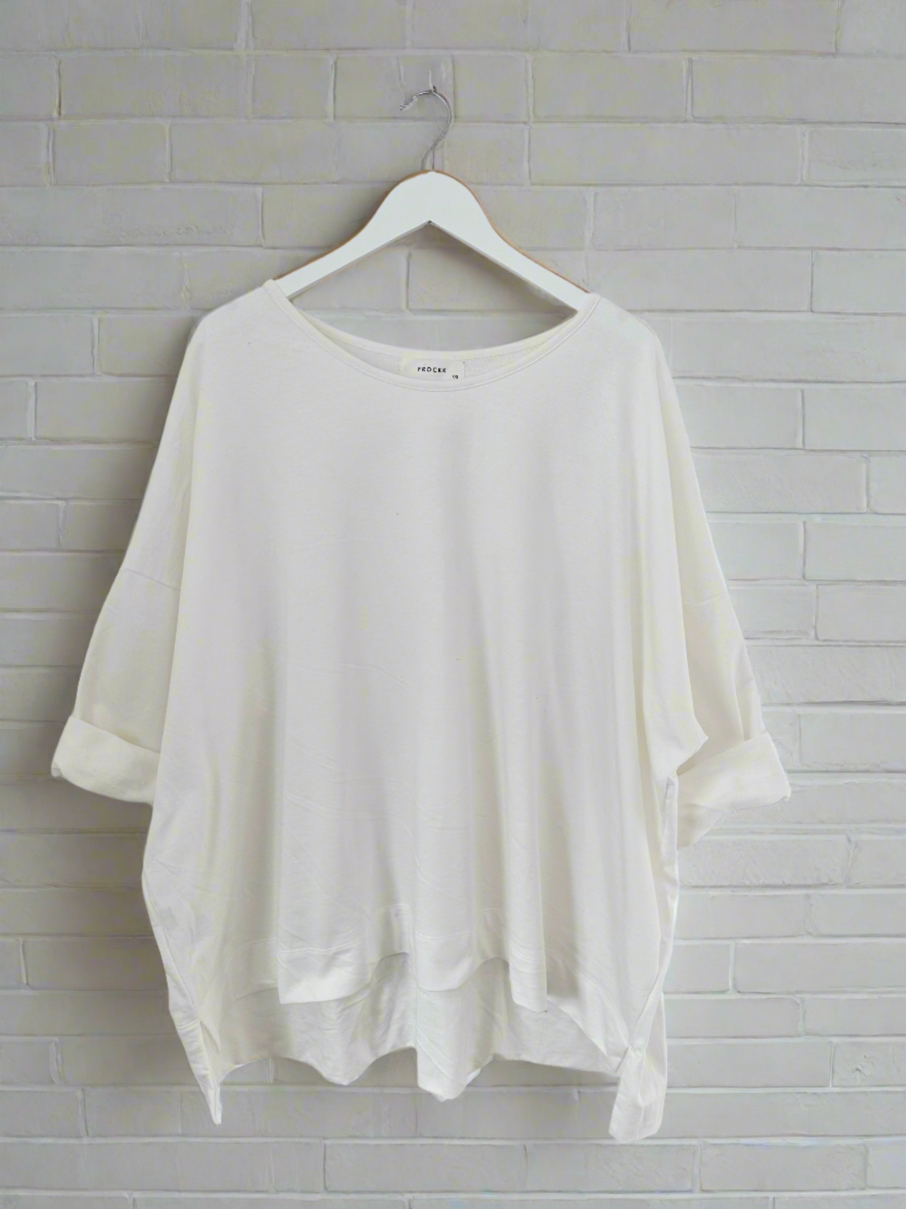 hunter top - white knit