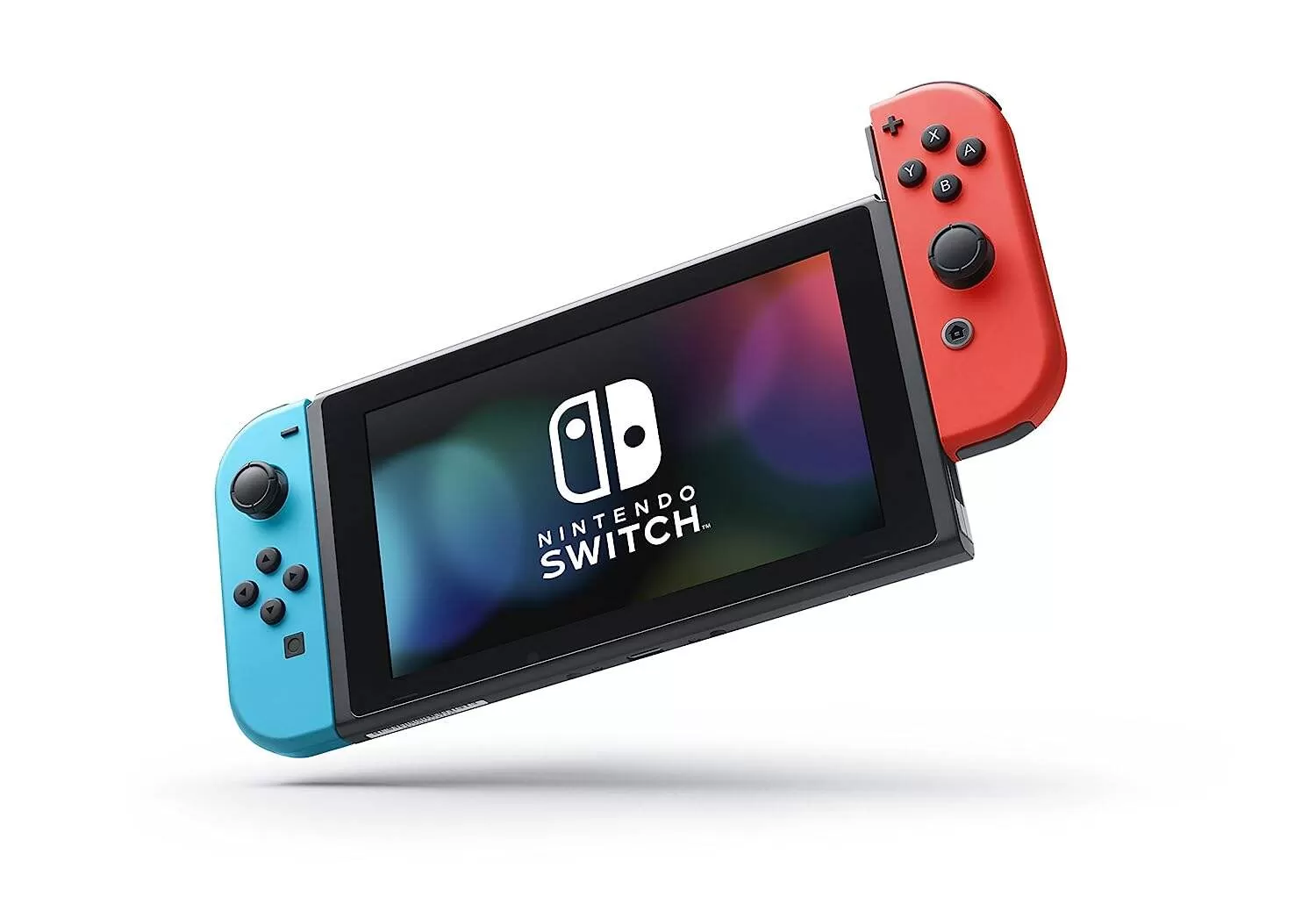 Nintendo SwitchTM con Joy-ConTM azul neón y rojo neón