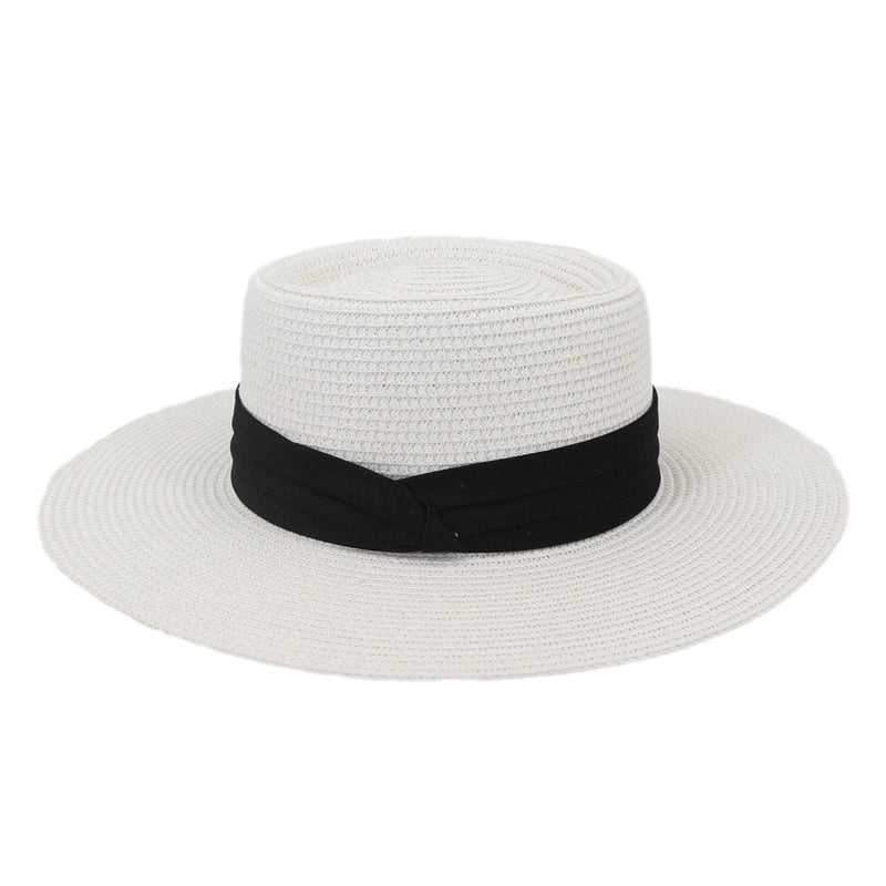 Women's Basic Hawaiian Vacation Solid Color Short Brim Sun Hat