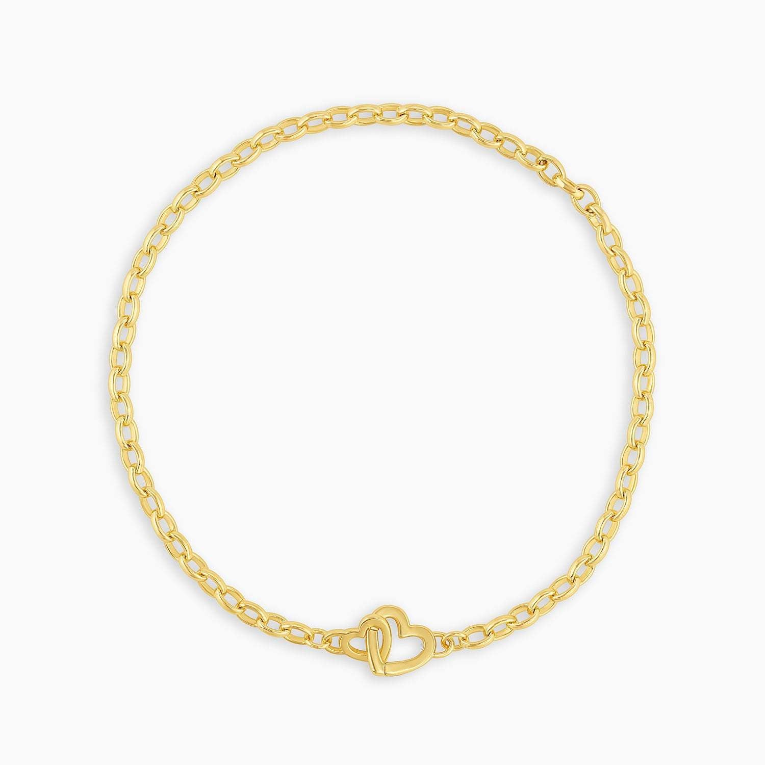 Minimalist Heart Titanium Steel Electroplating Necklaces