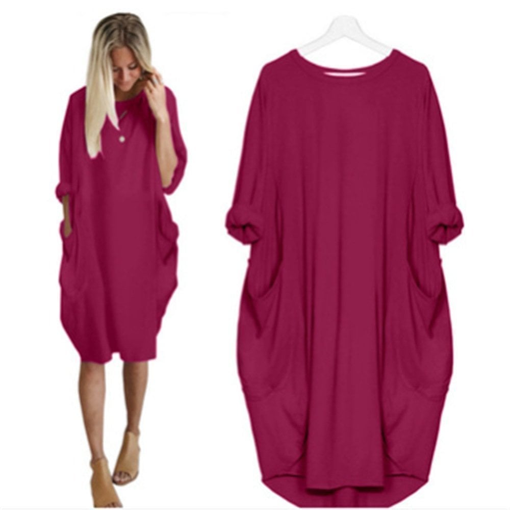 Vestido Casual O-Outline para mujer(Compra 2 y obtén envío gratis)