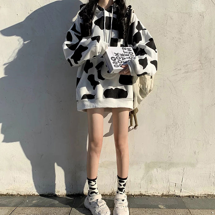 Harajuku Cow Sweatshirt KF82295