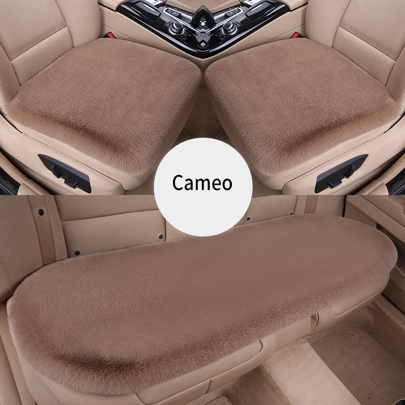 -Plush Car Seat Cushion