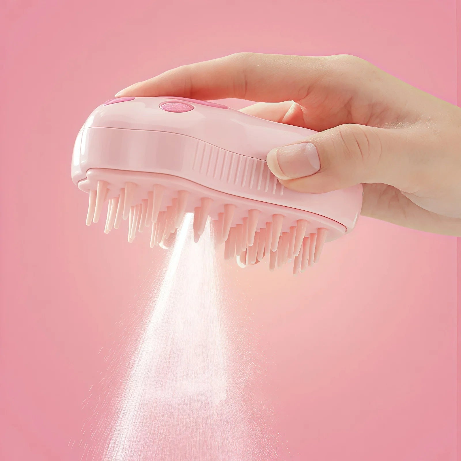 Pet Steamy Brush Pro - 3-in-1 Grooming. Massage & Steam Cleaning Tool
