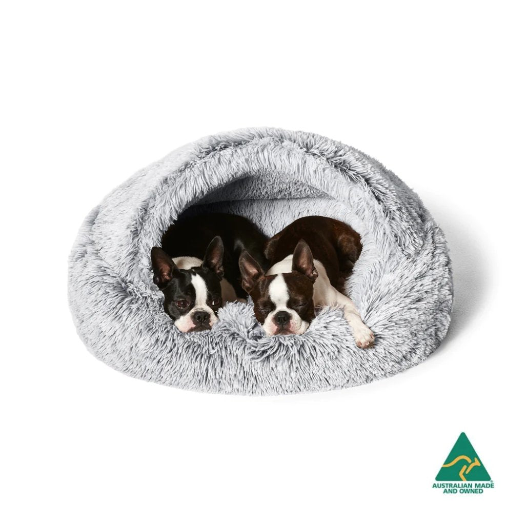 Calming Hoodie Cuddler - Silver Fox (3 Sizes)