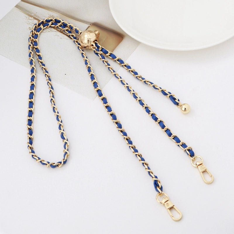 Alloy Solid Color Bag Chain Bag Straps