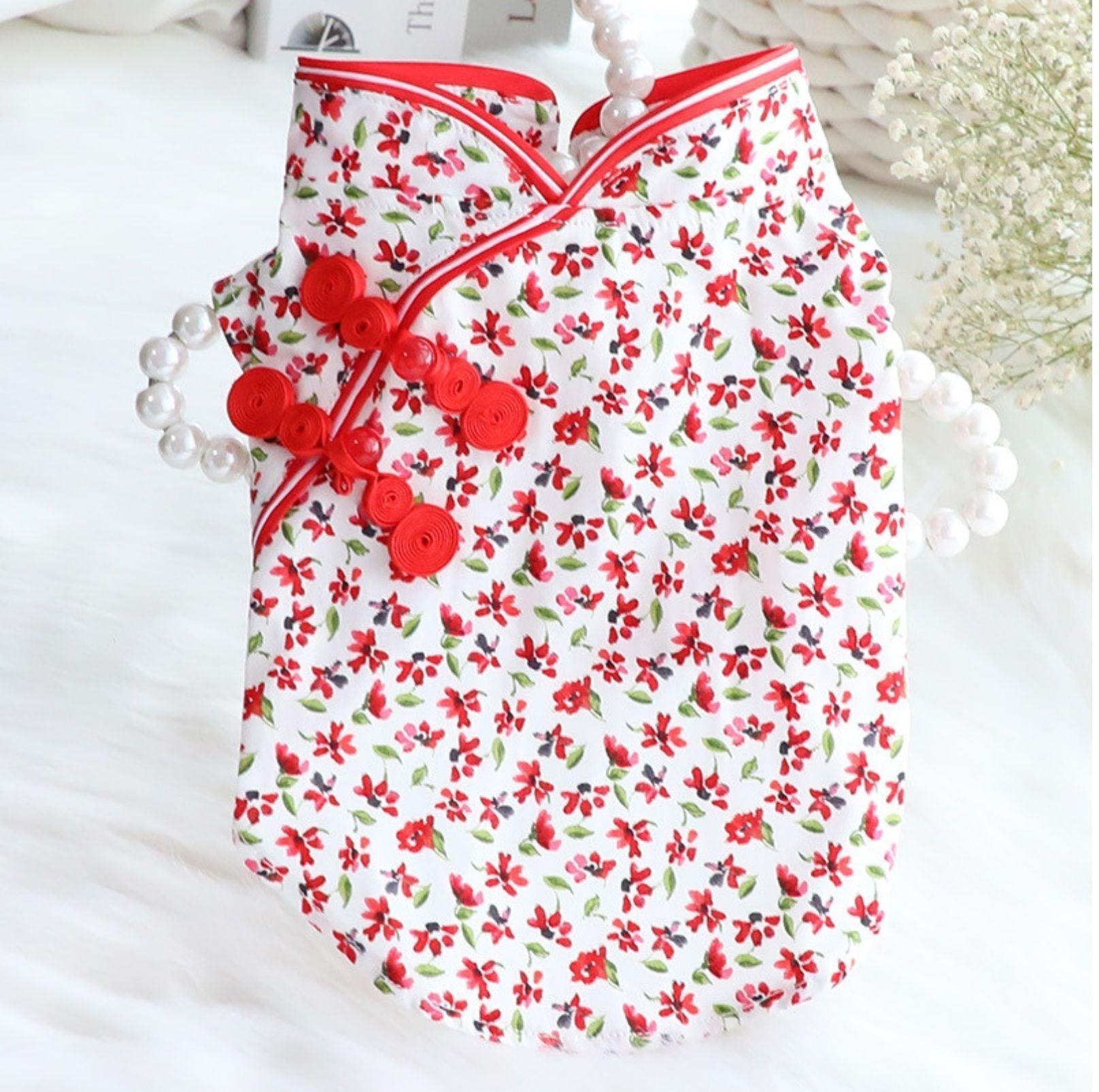 Pet Flower Cheongsam