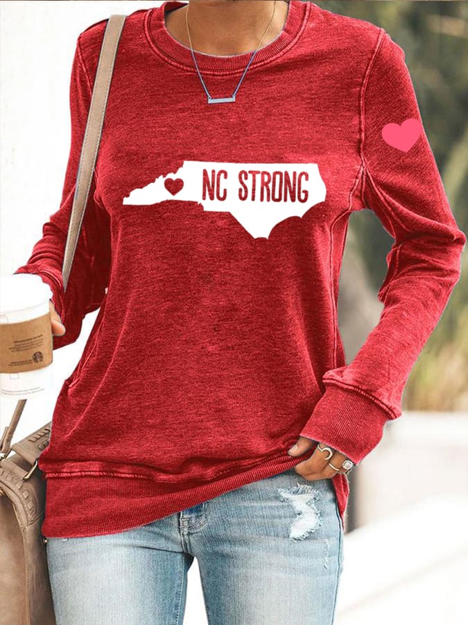 Women's Florida Strong Print Sweatshirt