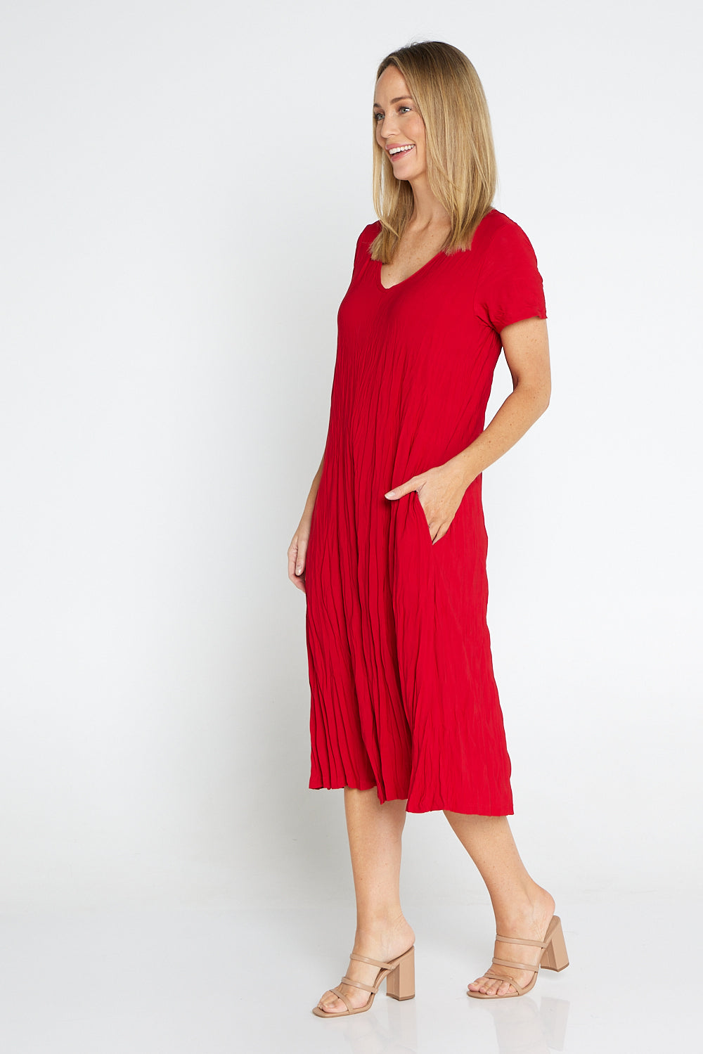 Stella Dress - Red