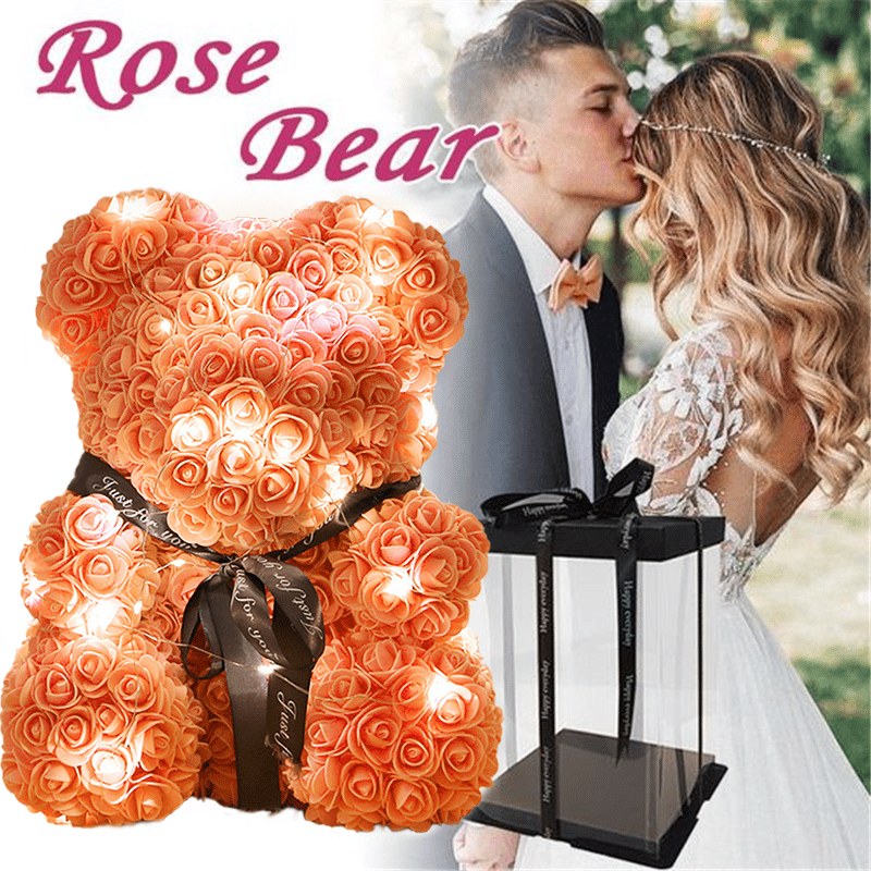 Handmade Rose Teddy Bear-Eternal Love
