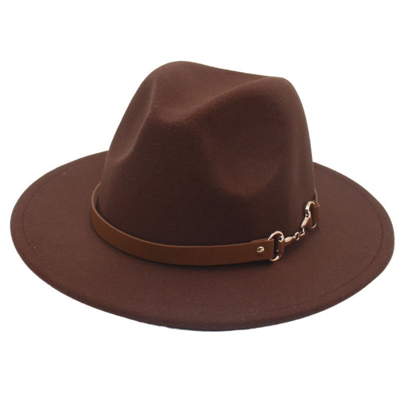 Top Hat Shanghai Beach Gentleman Performance Outdoor Travel Autumn And Winter Hat Fedora