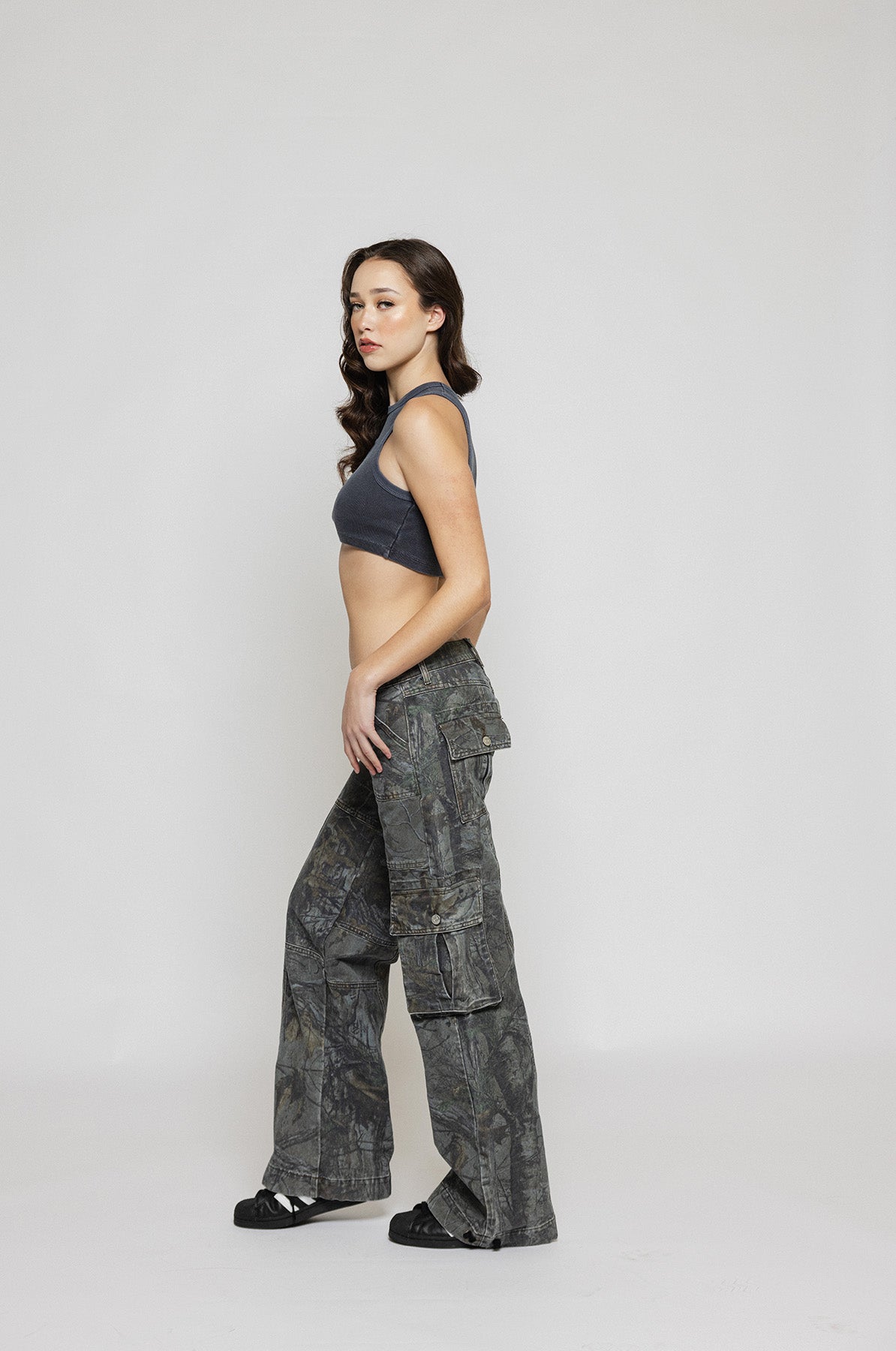 Versatile Camo Cargo Pants