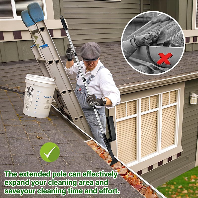 🔥SUMMER HOT SALE - Multi-functional Gutter Cleaning Tool