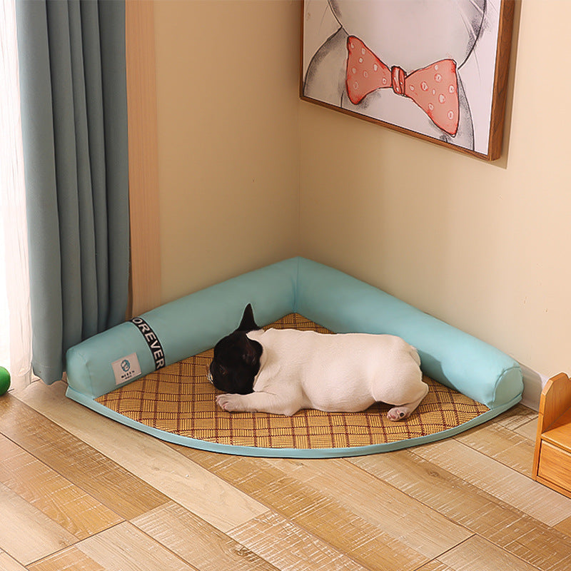 Summer Cooling Mats Cat Bed Dog Bed Dog Sofa Pet Mats Cat House Ice Cushion Dog Sleeping Mats Cool Cold Bamboo Fiber Cat Bed