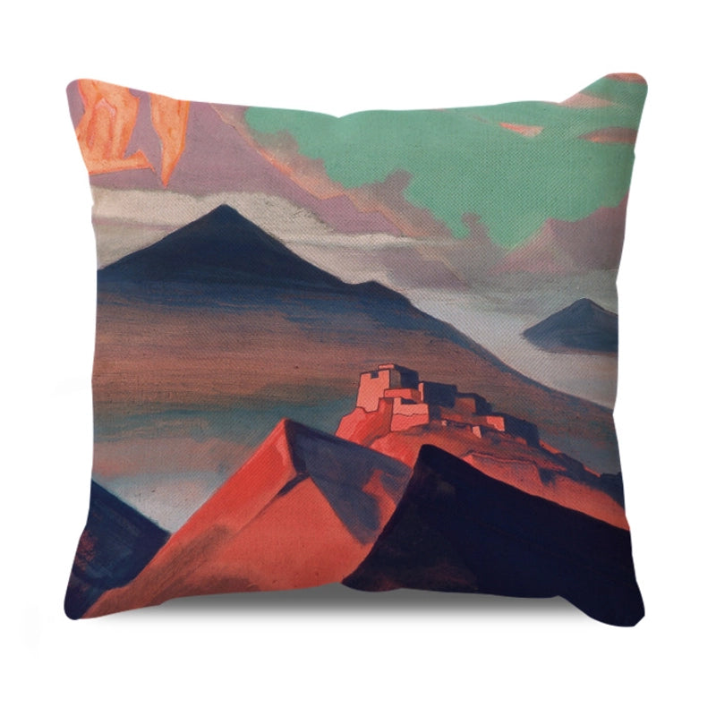 Minimalist Landscape Linen Pillow Cases Couch & Sofa Decor
