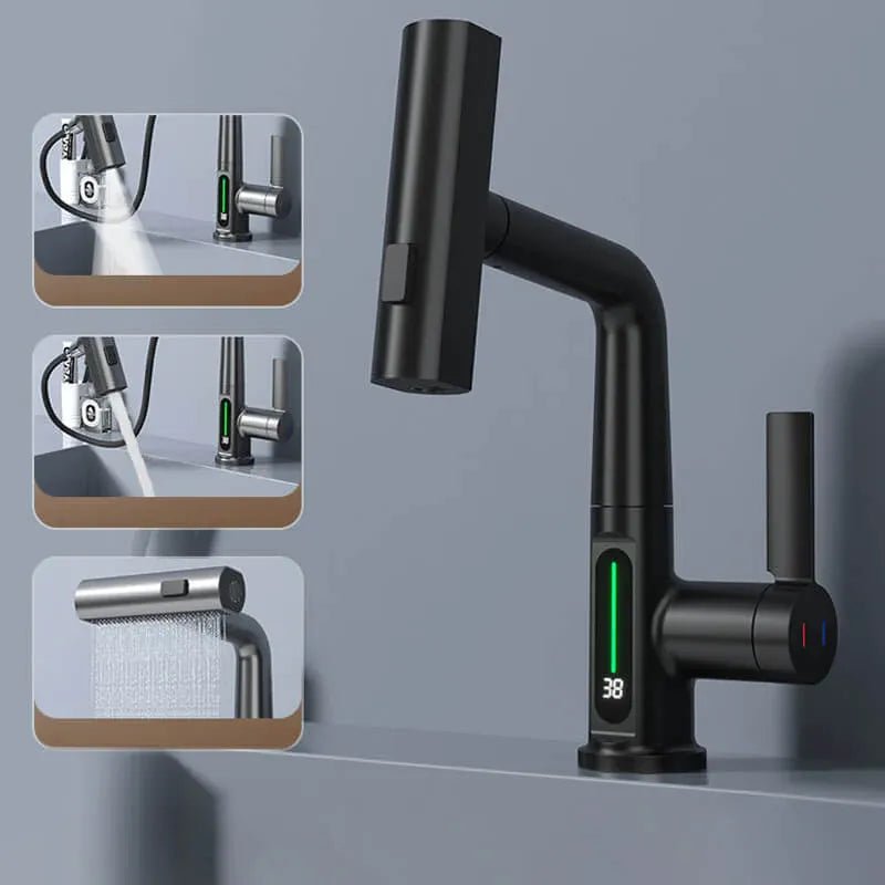 Dynamic Digital Waterfall Faucet