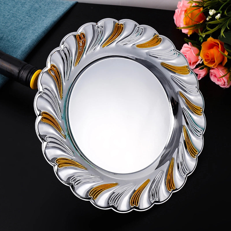Casual Solid Color Metal Plate 1 Piece