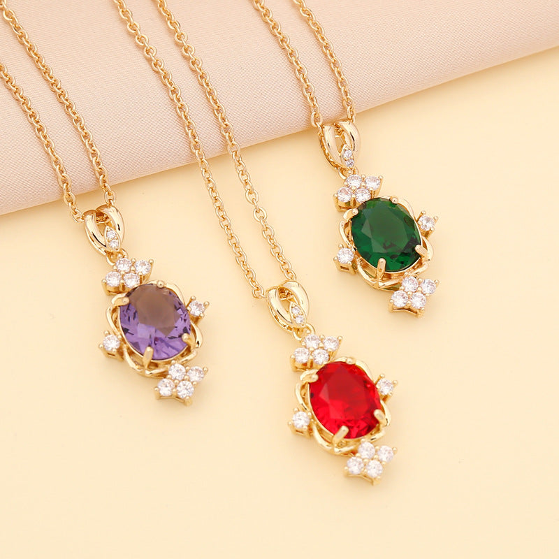 Women Minimalist Droplet Metal Necklaces