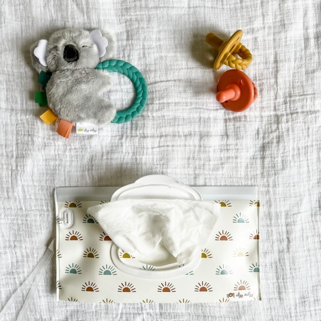 Take & Travel Pouch? Reusable Wipes Case
