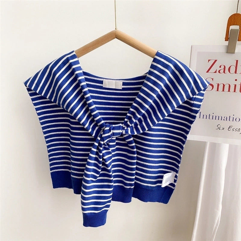 Women's Minimalist Stripe Polyester Scarf