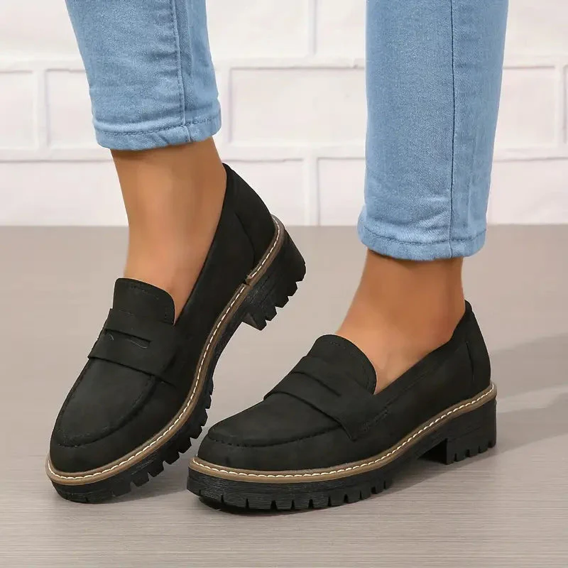 💥Hot Sales-49% OFF🌿Women's Comfortable Chunky Slip On Platform Loafers