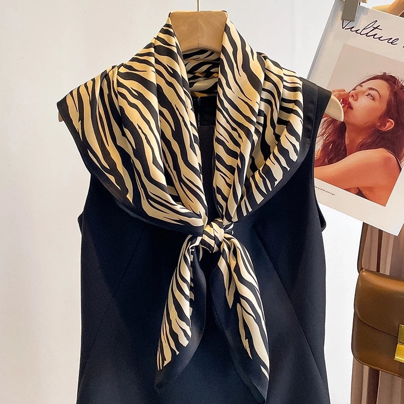 Women's Casual Minimalist Bag Shoe Polyester Silk Scarf