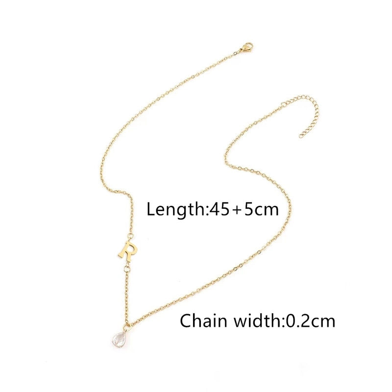 Casual Classic Style Letter 201 Stainless Steel 304 Stainless Steel Pendant Necklace