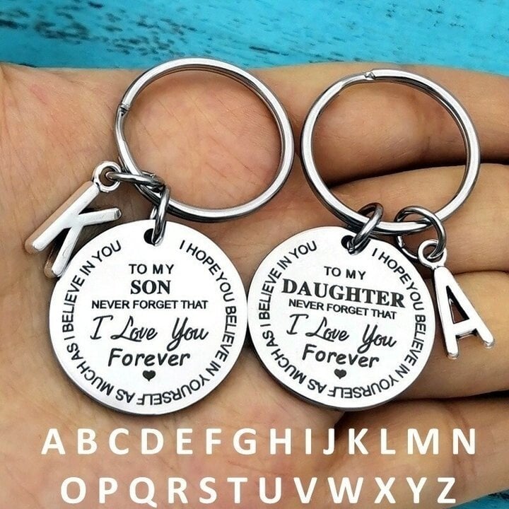 ⇝💓  Best Father Mother GiftMy Son / Daughter I Love You Forever Keychain