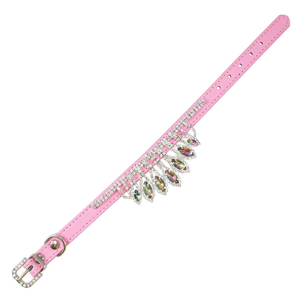 Rhinestone Necklace Dog Cat Collar