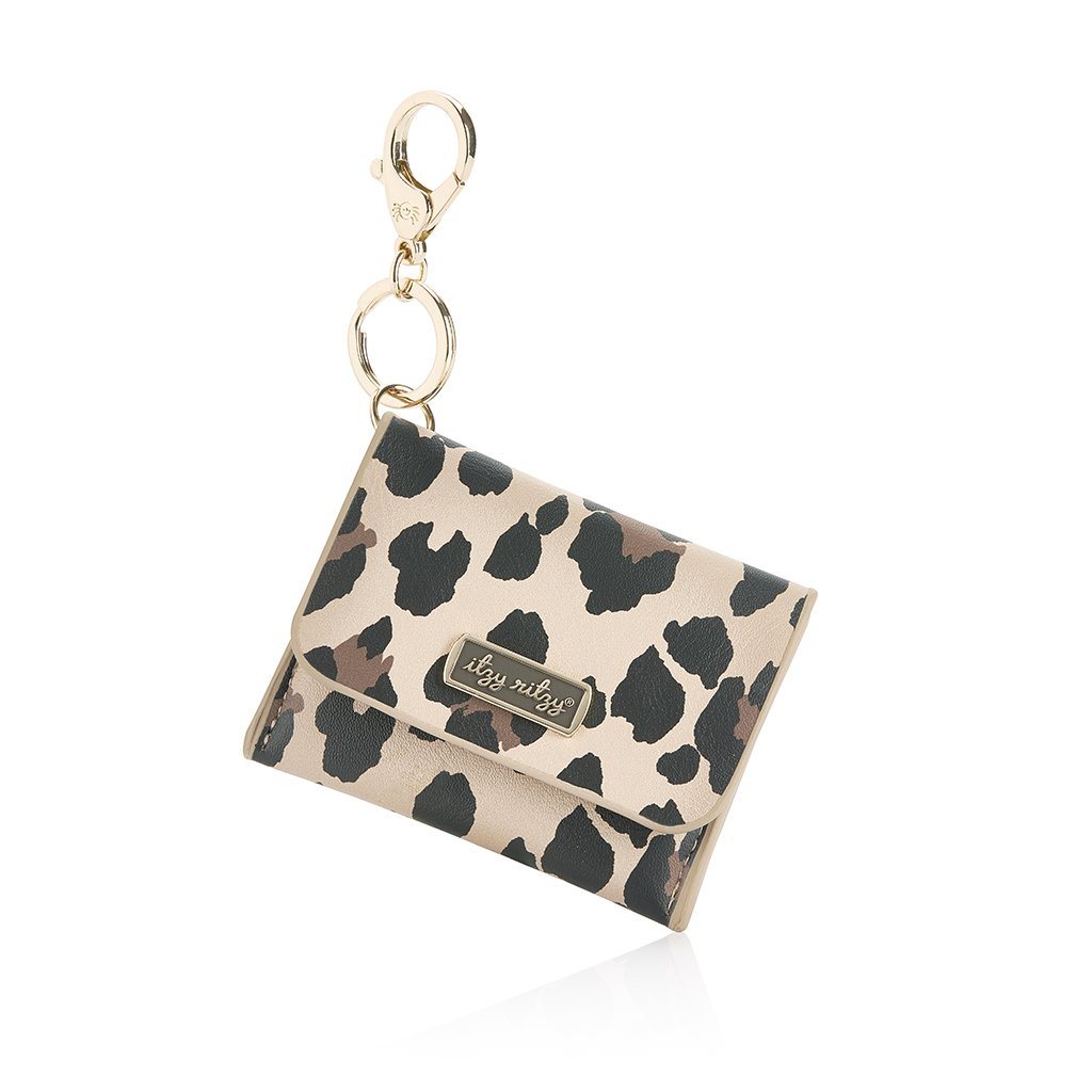 Mini Wallet Card Holder and Key Chain Charm