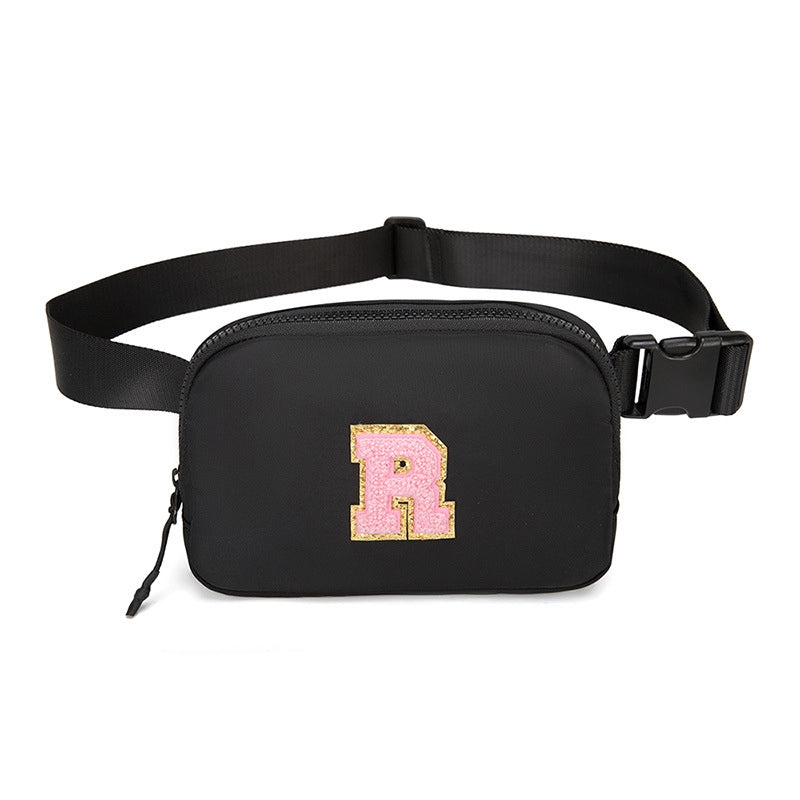 Women's Streetwear Letter Nylon Waist Bags