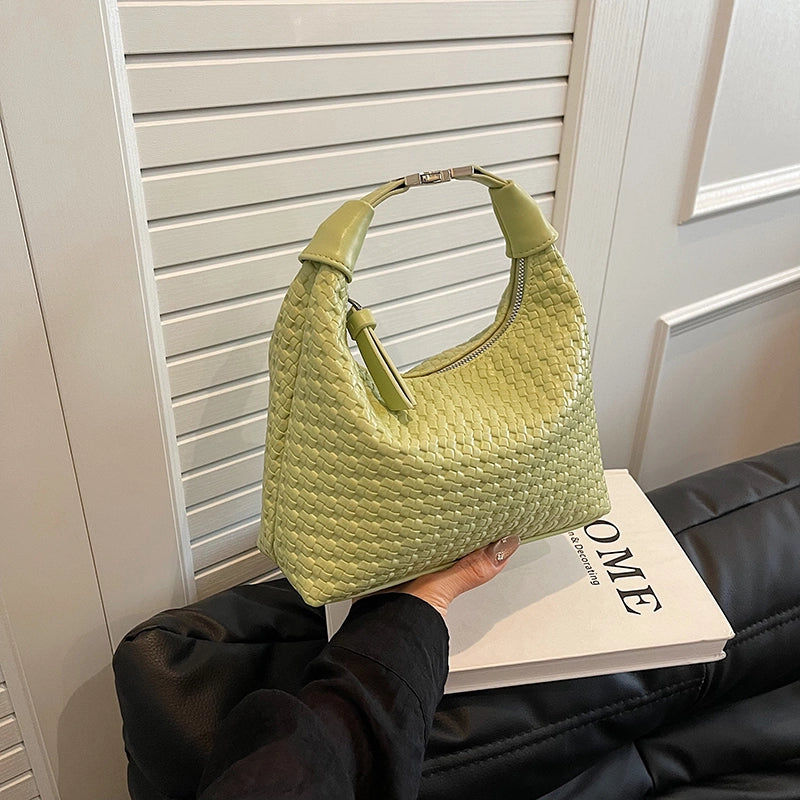 Women's Medium Pu Leather Solid Color Streetwear Square Zipper Crossbody Bag