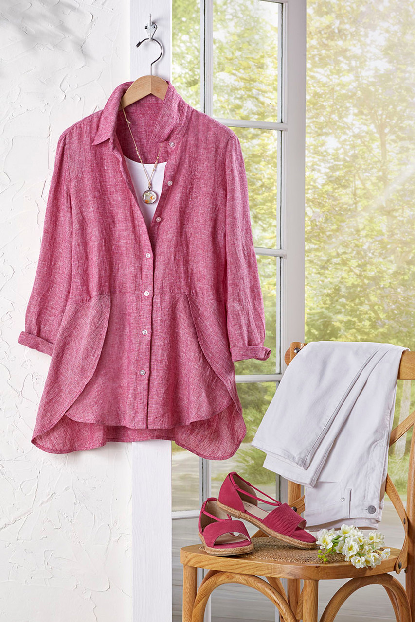 Breezy Days Linen Tunic