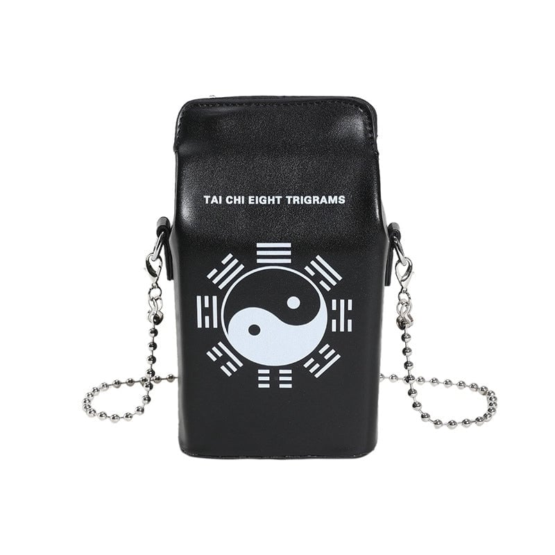 Women's All Seasons Pu Leather Cartoon Letter Streetwear Square Magnetic Buckle Square Bag