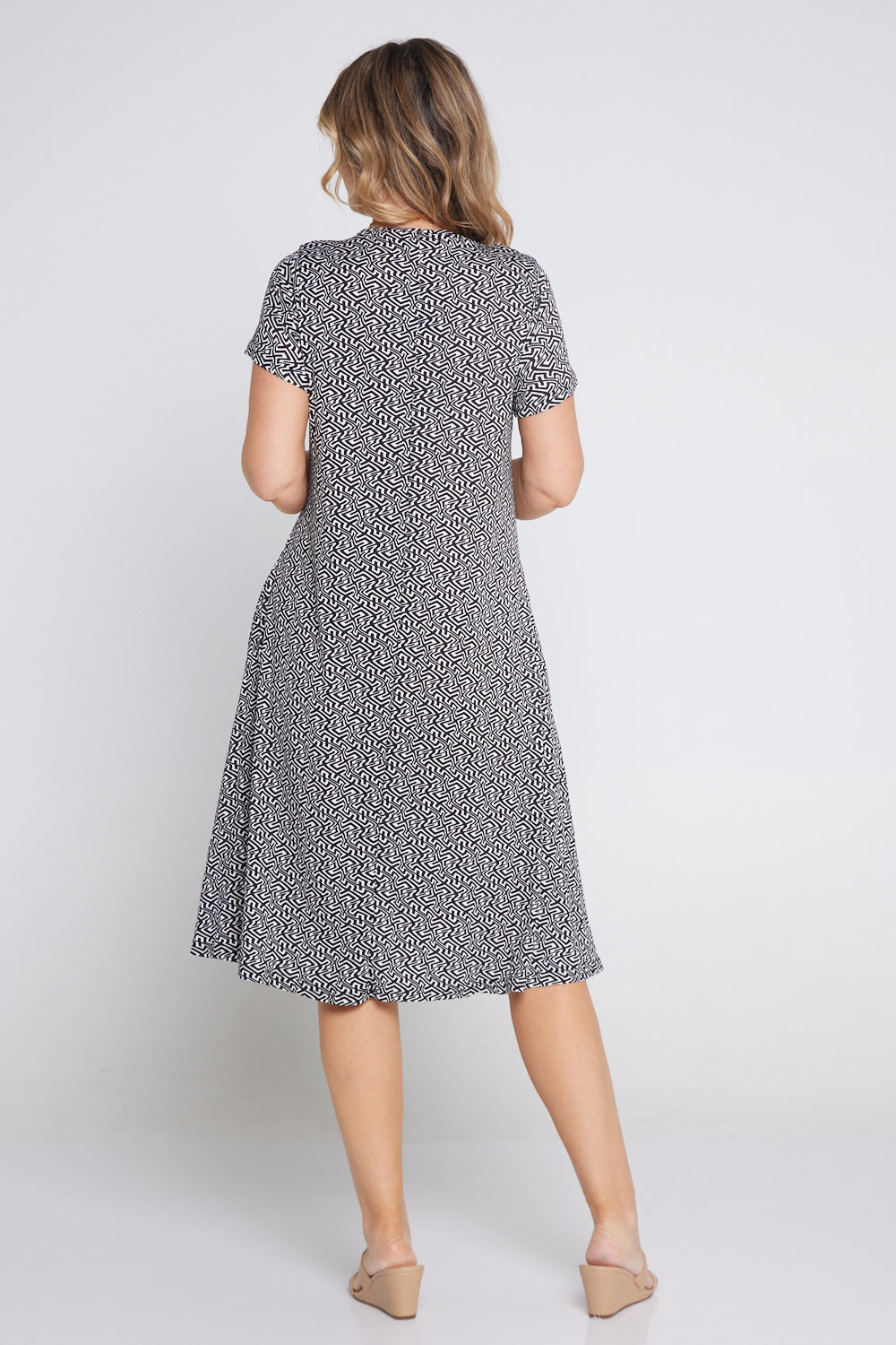 Christobel Dress - Maze Print