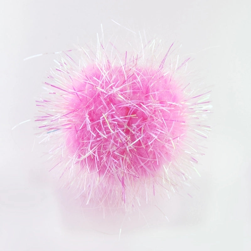 Mixed Color Ring Paper Ball Pet Toys Holiday Supplies