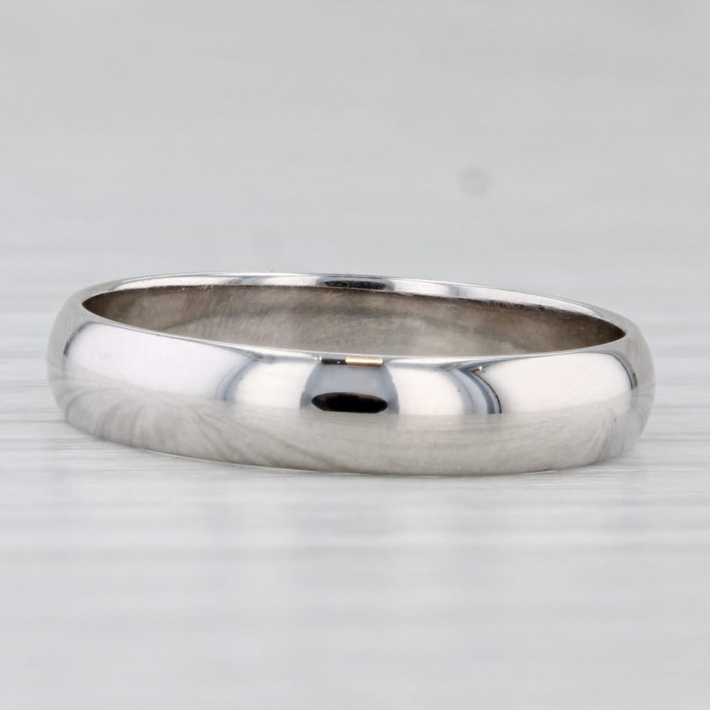 White Gold Wedding Band 14k Size 8.75 Ring