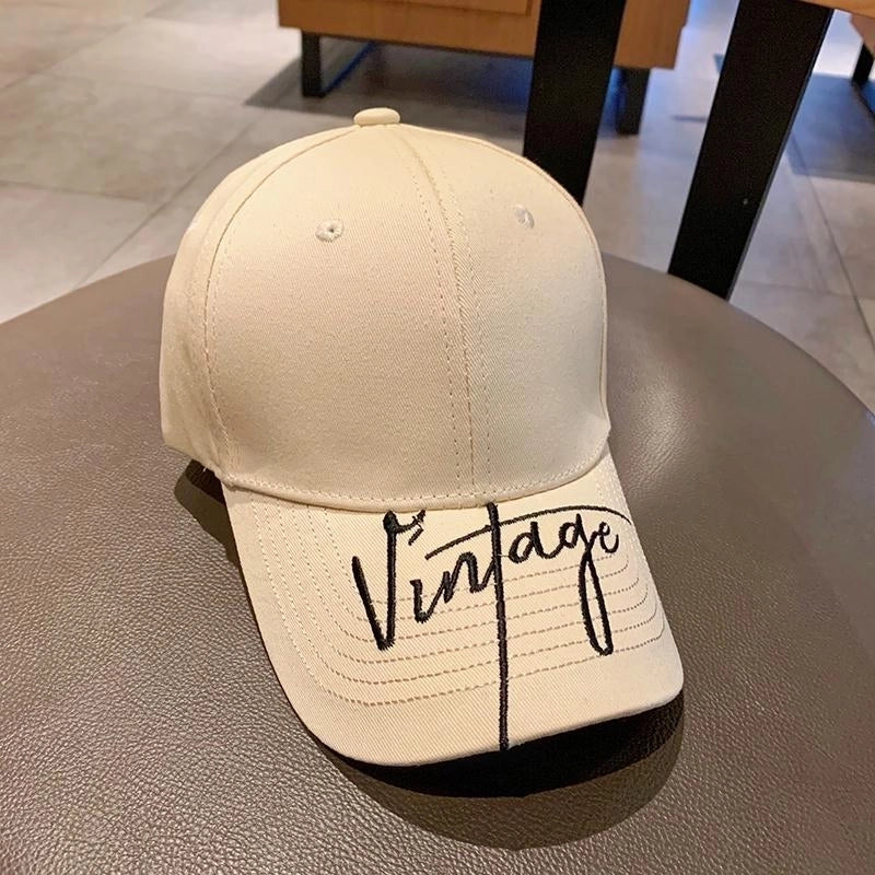 Unisex Sports Letter Curved Eaves Baseball Cap