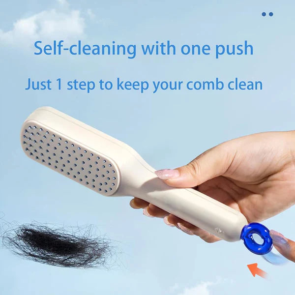 Self Cleaning Hair Brush