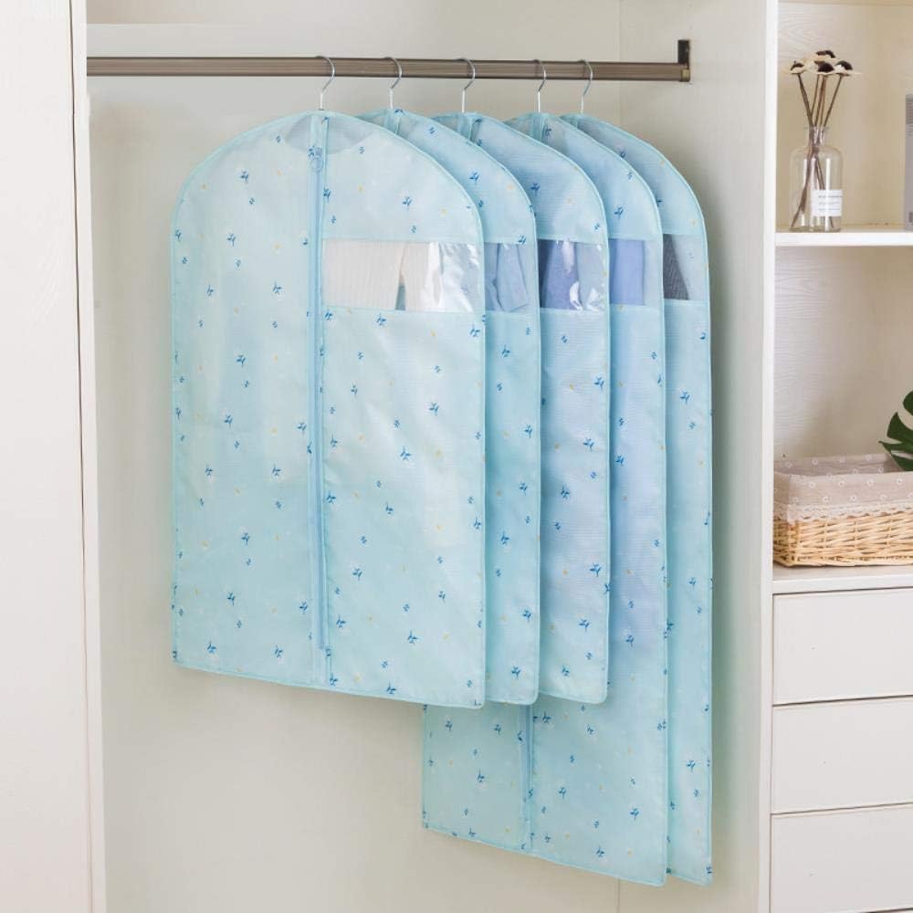 Wardrobe Storage Bag Oxford Cloth Clothes Dust Suit Hanging Clothes Pocket. 60 X 90cm