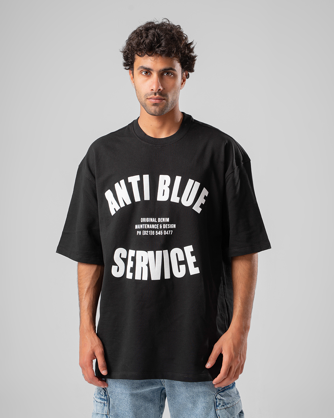 Anti-Blue Printed Men T-shirt