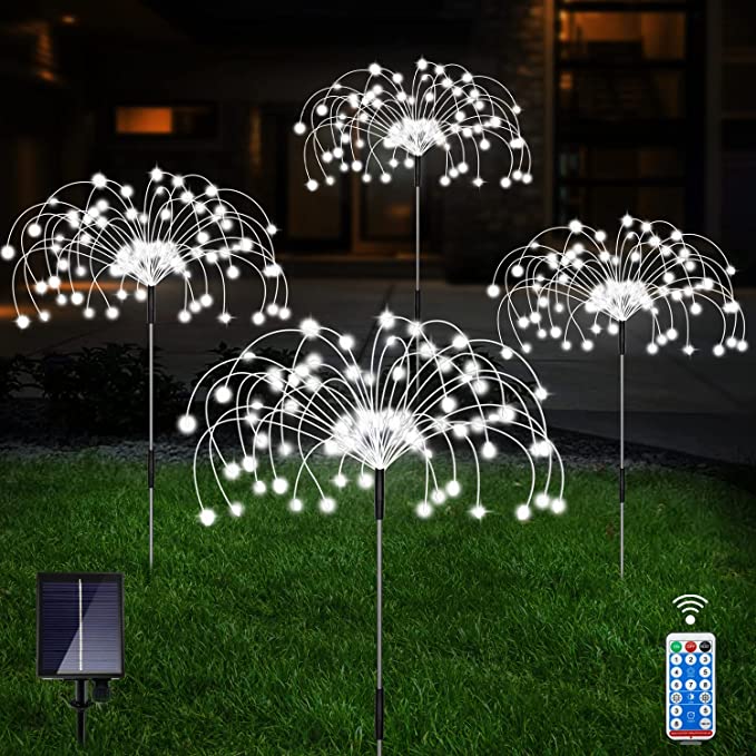 🔥Hot Sale-49% OFF🎁Waterproof Solar Garden Fireworks Lamp