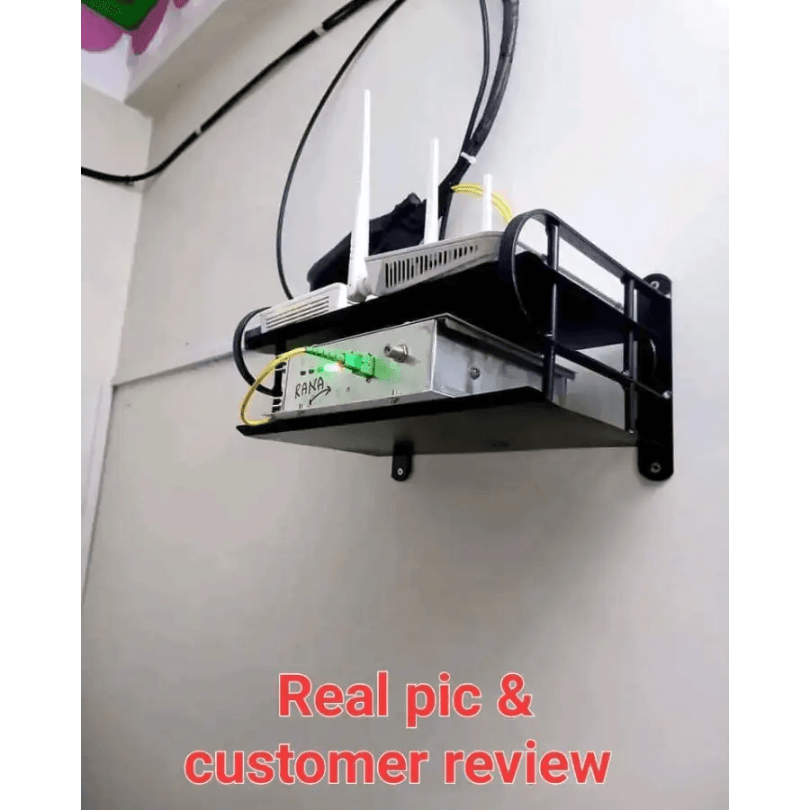 Wall mounted router stand