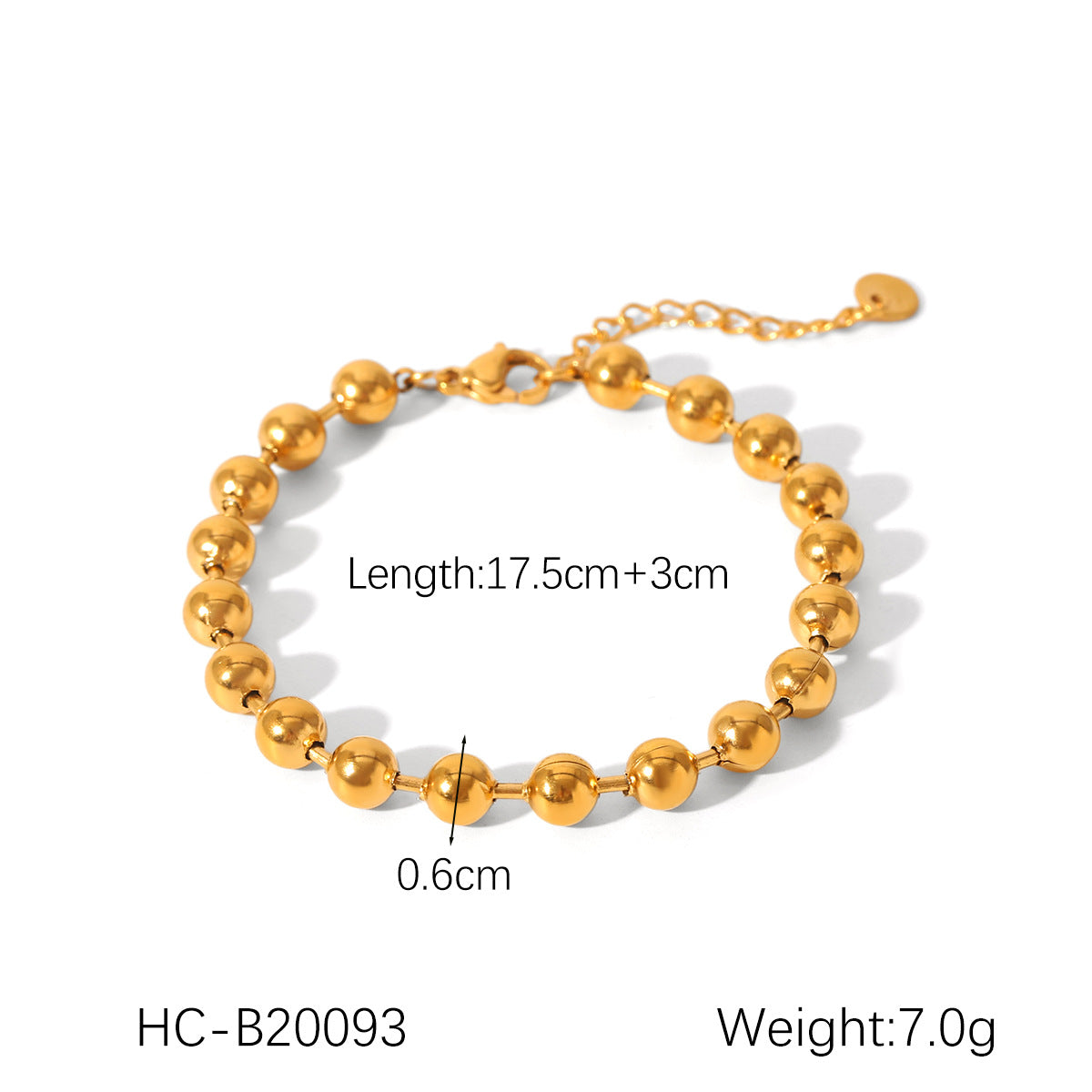 Ins Stainless Steel Bracelet Square Butterfly Shell Water Drop Zircon Flower Pig Nose Buckle 18K Gold Titanium Steel Jewelry
