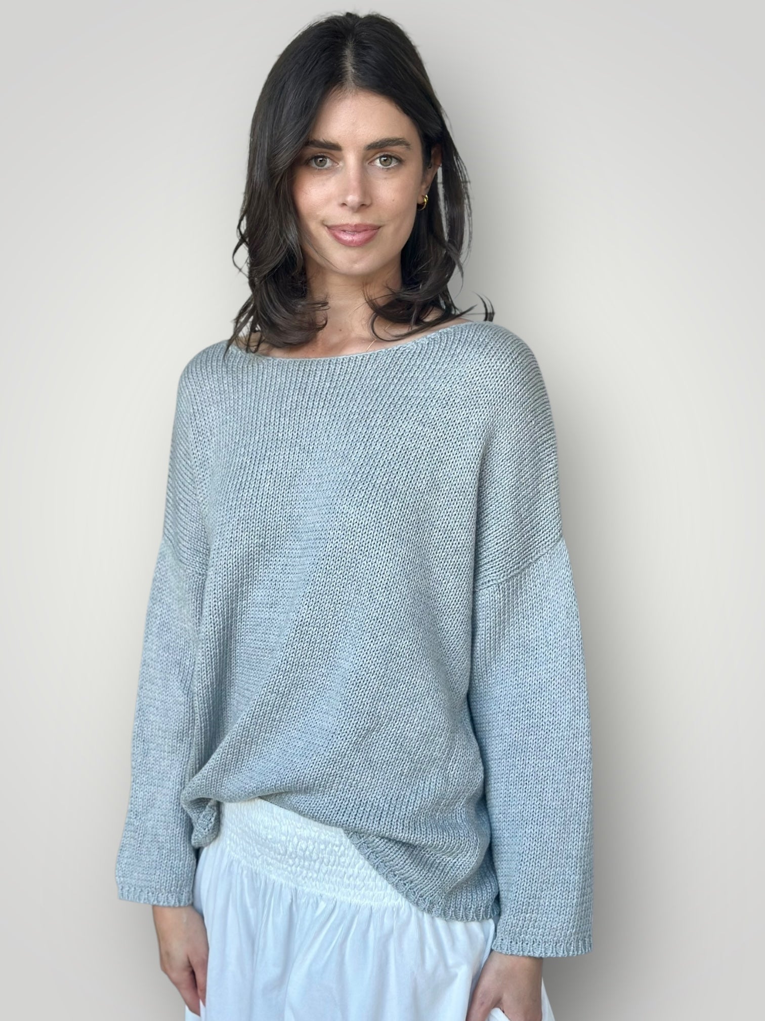 ashton jersey - pebble grey  cotton